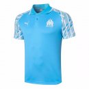 Polo Marseille 2020 2021 Bleu Clair Blanc