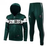 Sweat Shirt Capuche Paris Saint Germain 2022 Vert