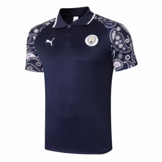 Polo Manchester City 2020 2021 Purpura Noir Polo Manchester City 2020 2021 Purpura Noir