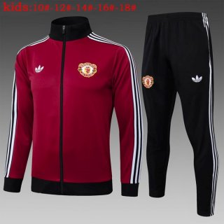Enfant Survetement Manchester United 2025-2026 Rouge Enfant Survetement Manchester United 2025-2026 Rouge