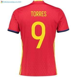 Maillot Espagne Domicile Torres 2016 Maillot Espagne Domicile Torres 2016