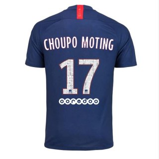 Maillot Paris Saint Germain NO.17 Choupo Moting Domicile 2019 2020 Bleu Maillot Paris Saint Germain NO.17 Choupo Moting Domicile 2019 2020 Bleu