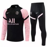 Survetement Paris Saint Germain 2021 2022 Noir Rose