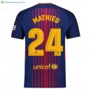 Maillot Barcelona Domicile Mathieu 2017 2018