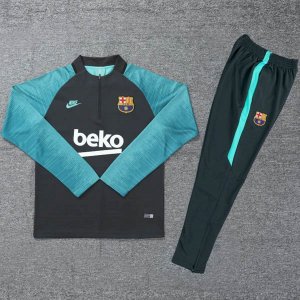 Survetement Barcelona 2019 2020 Noir Blanc Vert