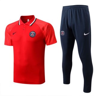 Polo PSG Ensemble Complet 2022 2023 Rouge Polo PSG Ensemble Complet 2022 2023 Rouge