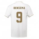 Maillot Real Madrid NO.9 Benzema Domicile 2019 2020 Blanc