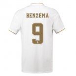 Maillot Real Madrid NO.9 Benzema Domicile 2019 2020 Blanc