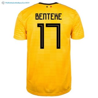 Maillot Belgica Exterieur Benteke 2018 Jaune Maillot Belgica Exterieur Benteke 2018 Jaune