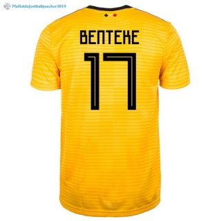 Maillot Belgica Exterieur Benteke 2018 Jaune