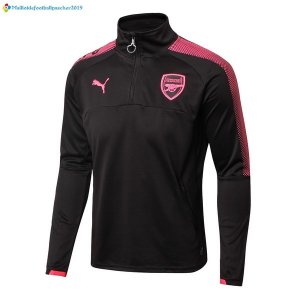 Survetement Arsenal 2017 2018 Noir Rouge