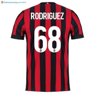 Maillot Milan Domicile Rodriguez 2017 2018 Maillot Milan Domicile Rodriguez 2017 2018
