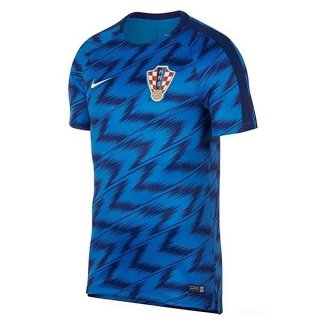 Maillot Entrainement Croatia 2018 Bleu