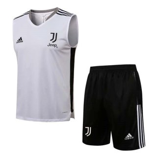 Maillot Juventus Sans Manches 2022 Blanc Noir Maillot Juventus Sans Manches 2022 Blanc Noir