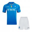 Maillot Naples Domicile Enfant 2023 2024 Bleu