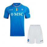 Maillot Naples Domicile Enfant 2023 2024 Bleu