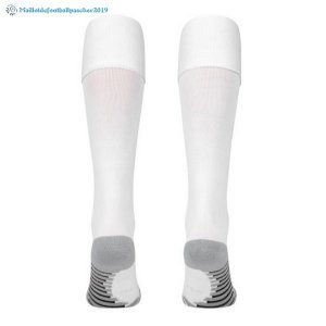 Chaussette Angleterre Domicile 2018 Blanc