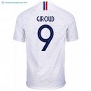 Maillot France Exterieur Giroud 2018 Blanc