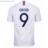 Maillot France Exterieur Giroud 2018 Blanc