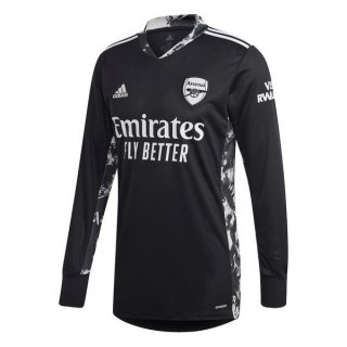 Thailande Maillot Arsenal Domicile ML Gardien 2020 2021 Noir Thailande Maillot Arsenal Domicile ML Gardien 2020 2021 Noir