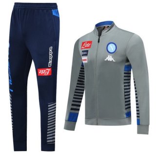 Survetement Naples 2019 2020 Bleu Gris Survetement Naples 2019 2020 Bleu Gris