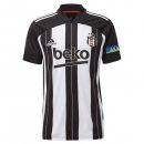 Thailande Maillot Besiktas Exterieur 2020 2021 Noir Blanc