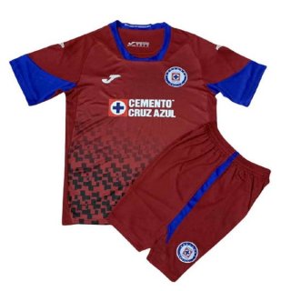 Maillot Cruz Bleu Third Enfant 2020 2021 Rouge