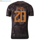 Maillot AS Roma Third Fazio 2017 2018