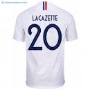 Maillot France Exterieur Lacazette 2018 Blanc