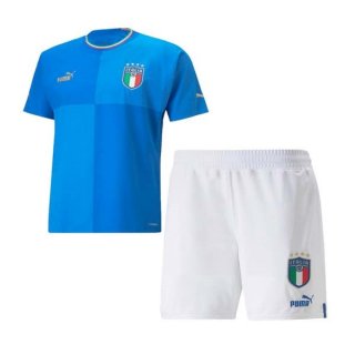 Maillot Italie Domicile Enfant 2022 Bleu