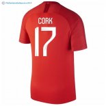 Maillot Angleterre Exterieur Cork 2018 Rouge