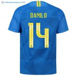 Maillot Brésil Exterieur Danilo 2018 Bleu