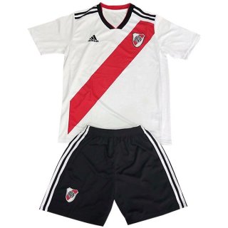 Maillot River Plate Domicile Enfant 2018 2019 Blanc