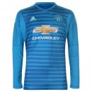 Maillot Manchester United ML Gardien 2018 2019 Bleu