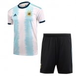 Maillot Argentine Domicile Enfant 2019 Bleu Blanc