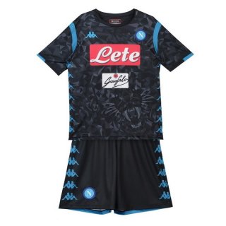 Maillot Naples Exterieur Enfant 2018 2019 Noir