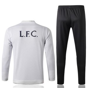 Survetement Liverpool 2019 2020 Blanc Noir