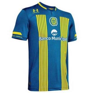 Thailande Maillot CA Roserio Central Domicile 2020 2021 Bleu Jaune