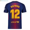 Maillot Barcelona Domicile Rafinha 2017 2018