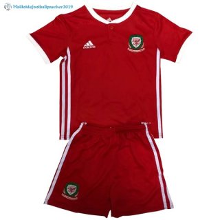 Maillot Pays de Galles Domicile Enfant Ensemble 2018 Rouge