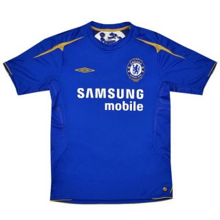 Maillot Chelsea Domicile Retro 2005 2006 Bleu Maillot Chelsea Domicile Retro 2005 2006 Bleu