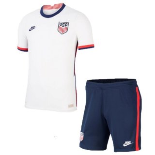 Maillot États-Unis Domicile Enfant 2020 Blanc