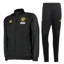 Survetement Manchester United 2019 2020 Noir Jaune