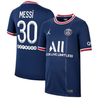 Maillot Paris Saint Germain NO.30 Messi Domicile 2021 2022 Bleu Maillot Paris Saint Germain NO.30 Messi Domicile 2021 2022 Bleu