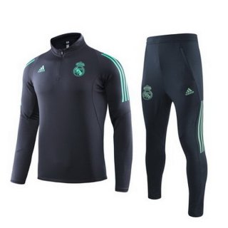 Survetement Real Madrid 2019 2020 Vert Bleu Marine