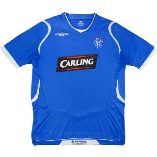 Thailande Maillot Rangers Domicile Retro 2008 2009 Bleu Thailande Maillot Rangers Domicile Retro 2008 2009 Bleu