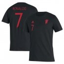 Thailande Maillot Manchester United Cristiano Ronaldo Noir