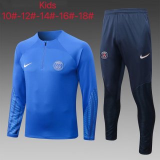 Enfant Survetement Training PSG 2023 Bleu Enfant Survetement Training PSG 2023 Bleu