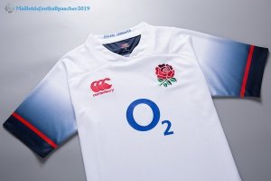 Maillot Rugby Angleterre Domicile 2017 2018 Blanc