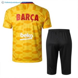 Entrainement Barcelona Ensemble Complet 2017 2018 Jaune